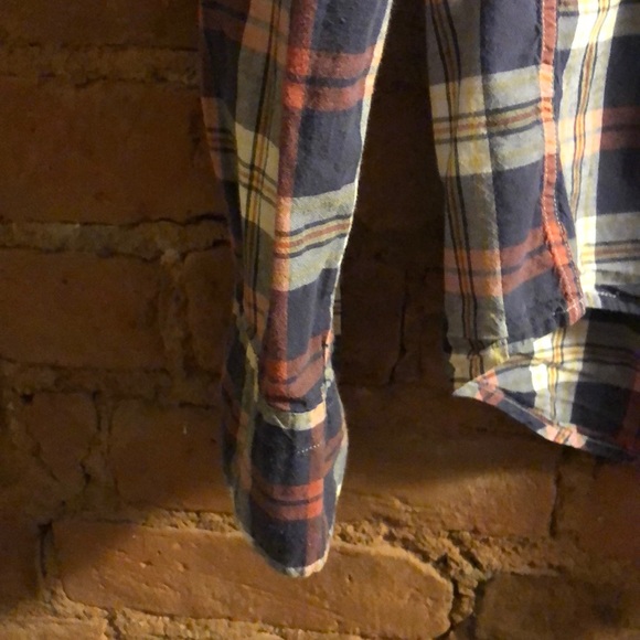 Gant men’s blue plaid button down shirt - small - Picture 4 of 6